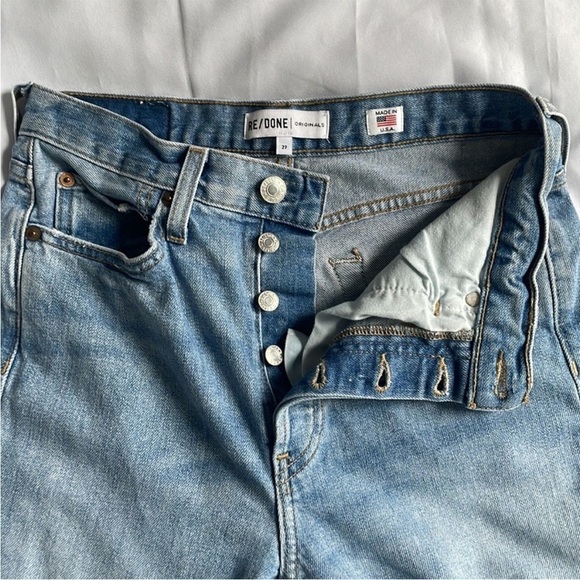 RE/DONE High Rise Ankle Crop Stretch size 27 - Picture 9 of 16